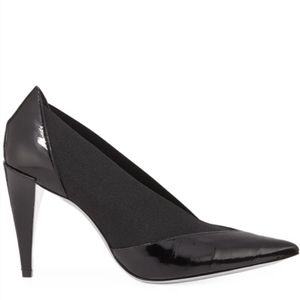 NEW GIVENCHY Elastic Pumps Pointed Toe Black